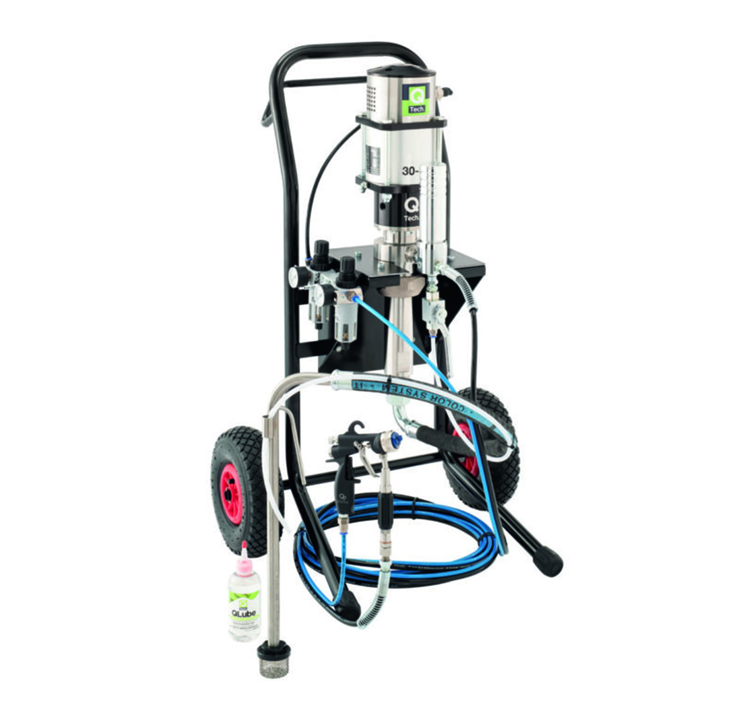 QTech Qamsin arabası + emme beslemesi